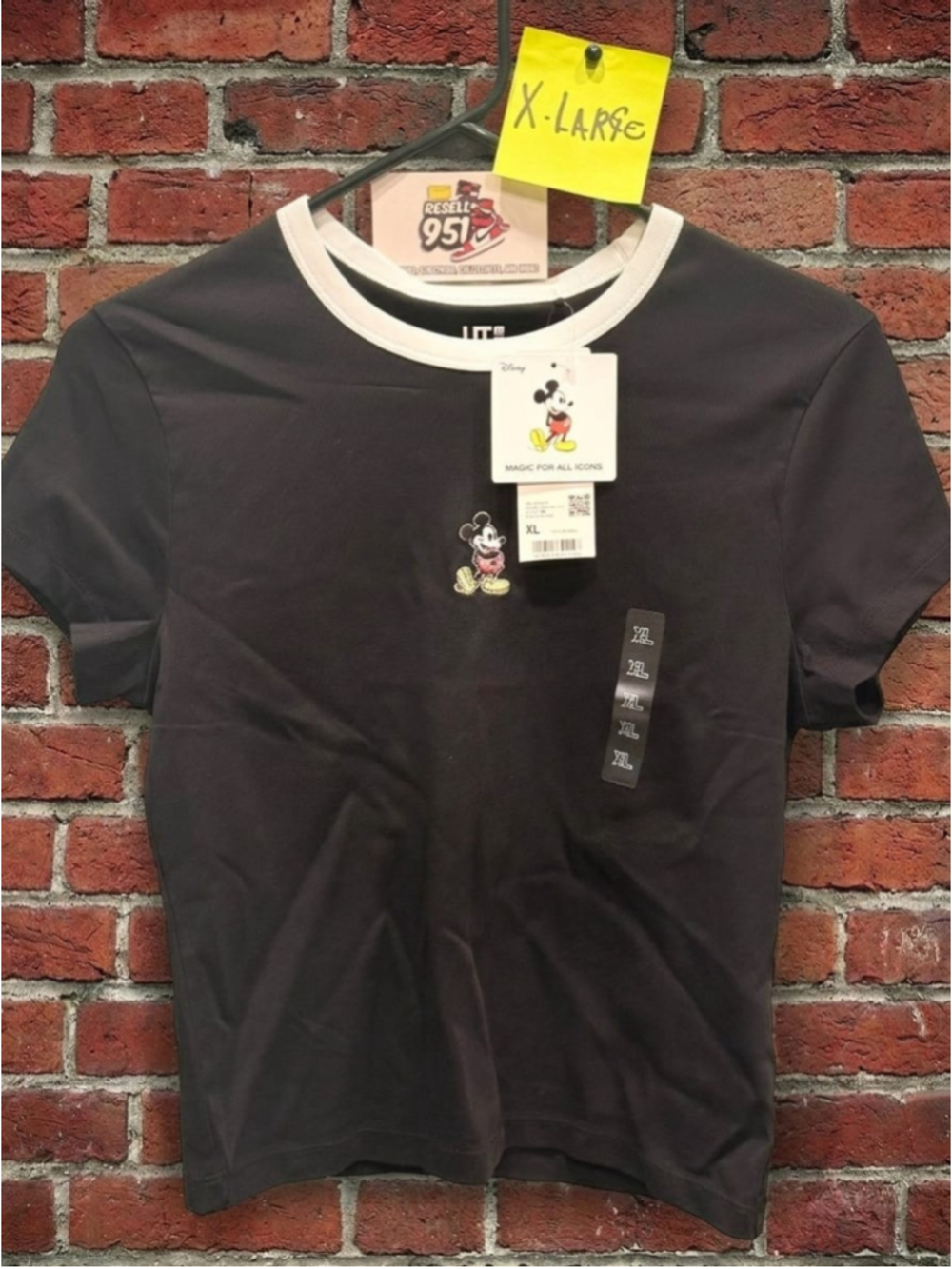 Uniqlo x Yu Nagaba Minnie Mouse Disney Graphic Tee Natural Women's XL 477500 NWT